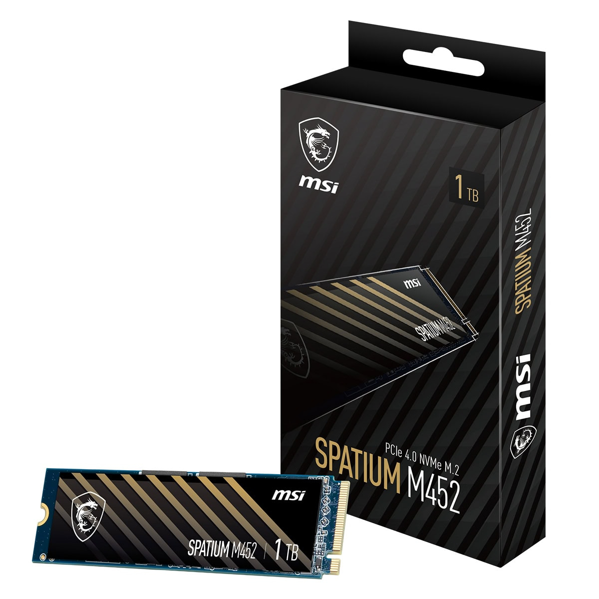 MSI Spatium M452 1TB 3600/3100MB/s PCIe Gen 4.0 NVMe M.2 SSD Disk