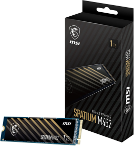 MSI Spatium M452 1TB 3600/3100MB/s PCIe Gen 4.0 NVMe M.2 SSD Disk
