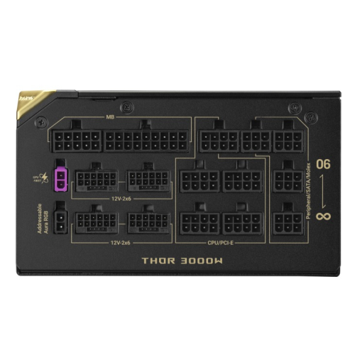 ASUS ROG-THOR-3000T3-GAMING-20TH 3000W 80+ Titanium Full Modüler Power Supply