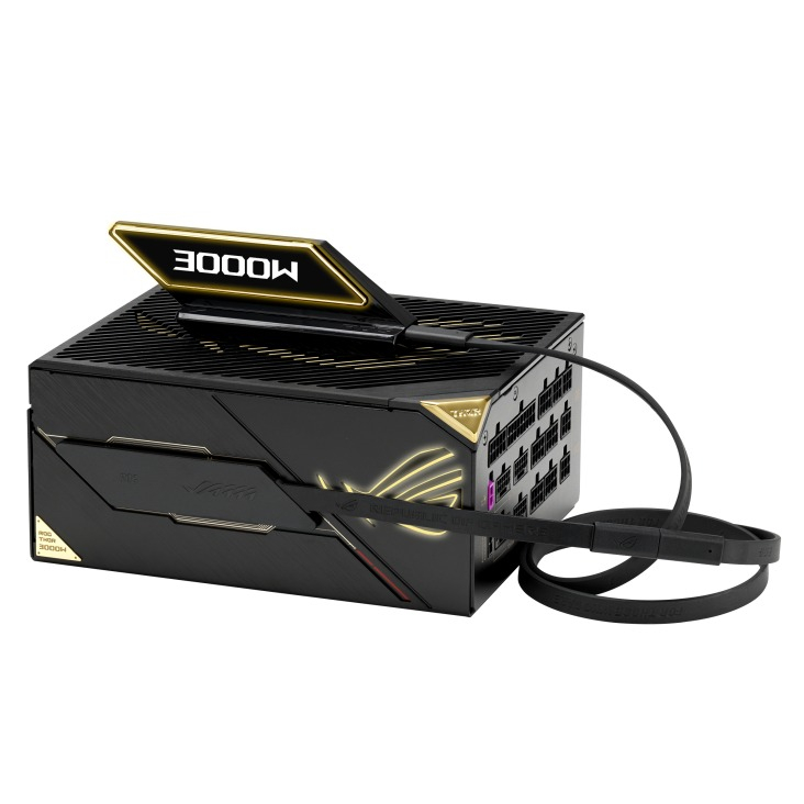 ASUS ROG-THOR-3000T3-GAMING-20TH 3000W 80+ Titanium Full Modüler Power Supply