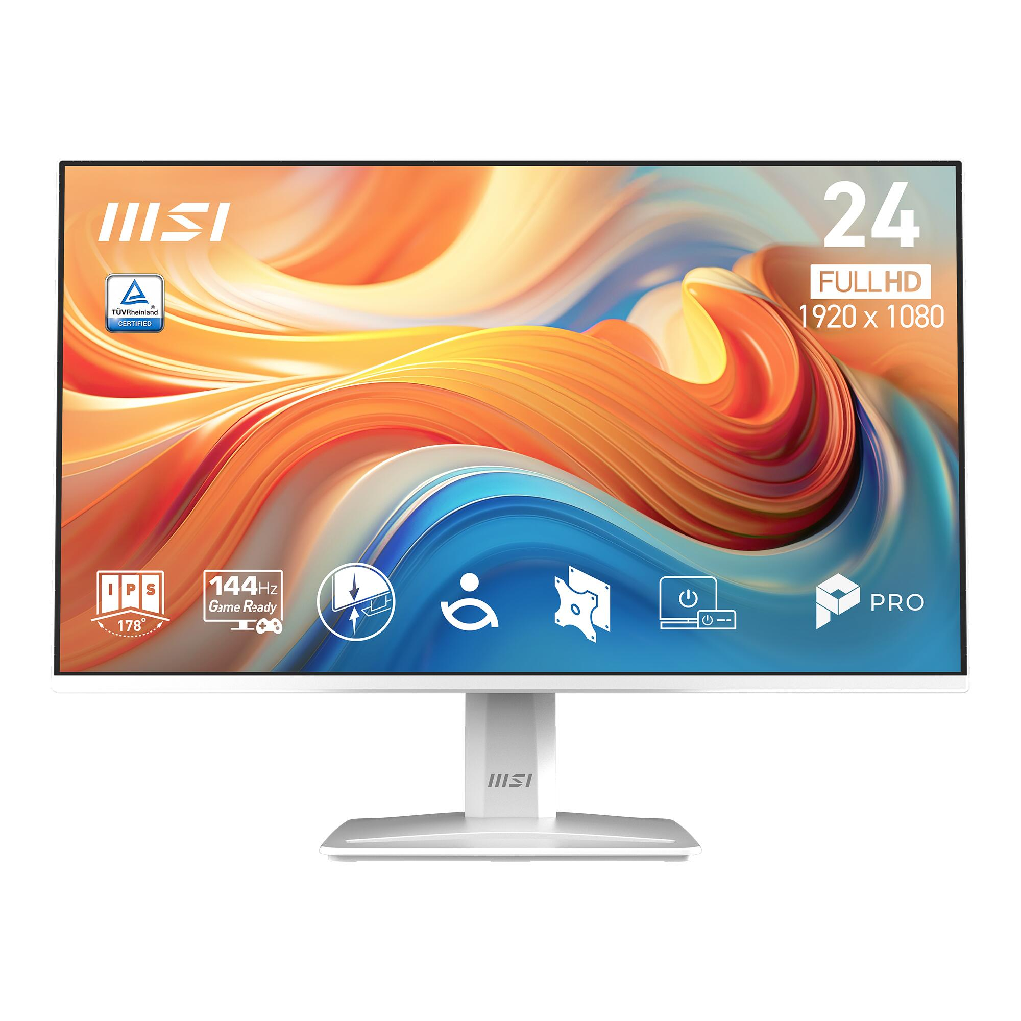 MSI PRO MP243W E14 23.8″ 144Hz 1ms Adaptive-Sync FHD IPS Beyaz Gaming Monitör