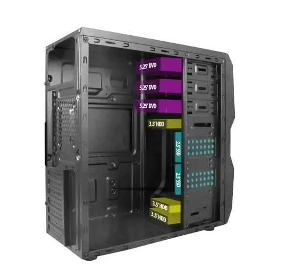 Vento TA-K62 400W ATX Siyah Mid-Tower Kasa