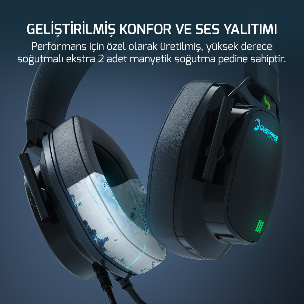Gamepower Kai Titanium Siyah Cooling Pad 