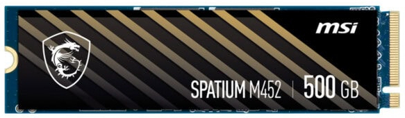 MSI Spatium M452 500GB 3600/3100MB/s PCIe Gen 4.0 NVMe M.2 SSD