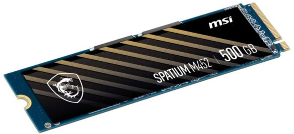MSI Spatium M452 500GB 3600/3100MB/s PCIe Gen 4.0 NVMe M.2 SSD