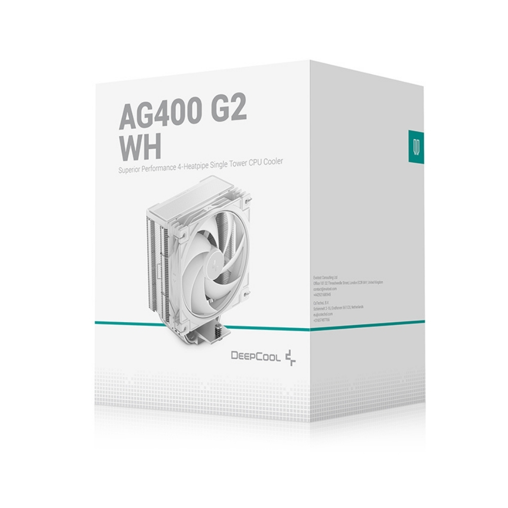 DeepCool AG400-G2-WH 120mm Kule Tipi Beyaz İşlemci Soğutucu