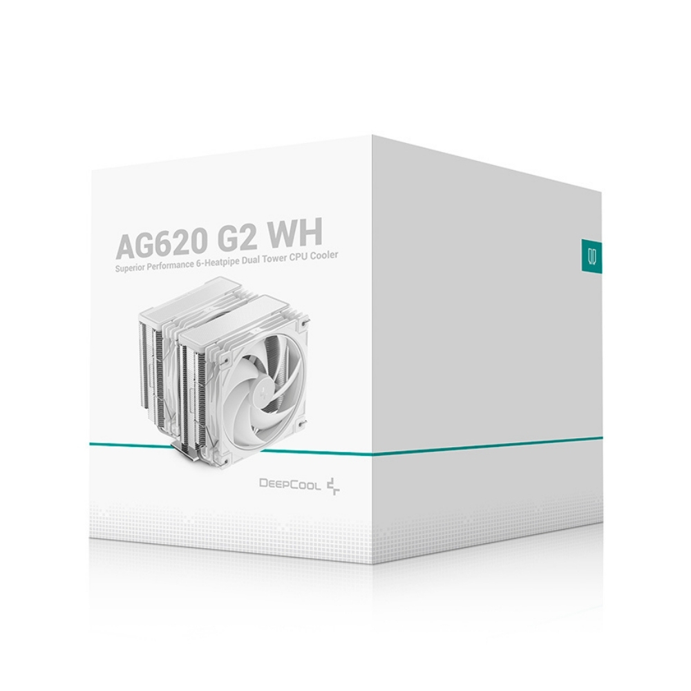 DeepCool AG620-G2-WH 2x120mm Kule Tipi Beyaz İşlemci Soğutucu