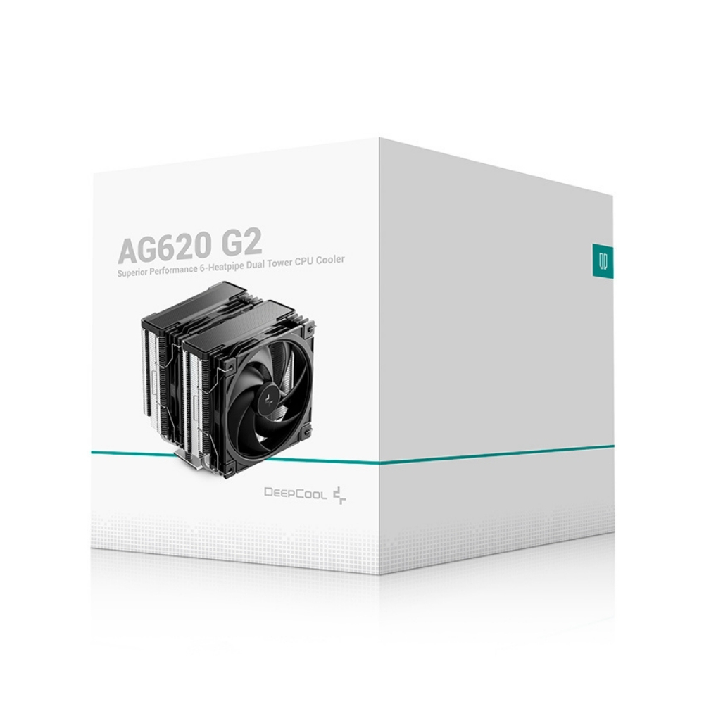 DeepCool AG620-G2 2x120mm Kule Tipi Siyah İşlemci Soğutucu