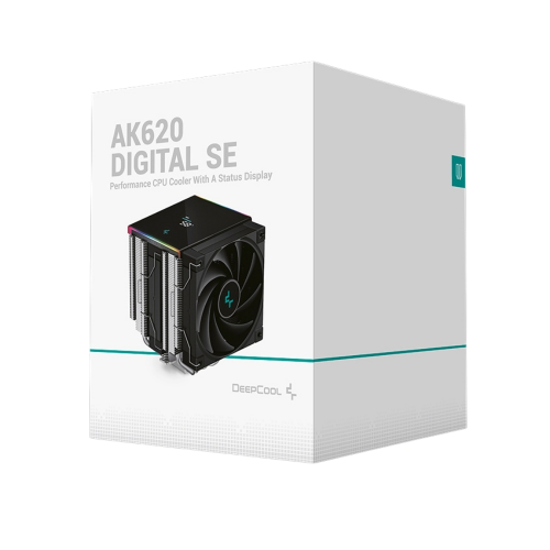 DeepCool AK620-DIGITAL-SE 2x120mm Kule Tipi Siyah İşlemci Soğutucu