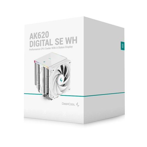 DeepCool AK620-DIGITAL-SE-WH 2x120mm Kule Tipi Beyaz İşlemci Soğutucu