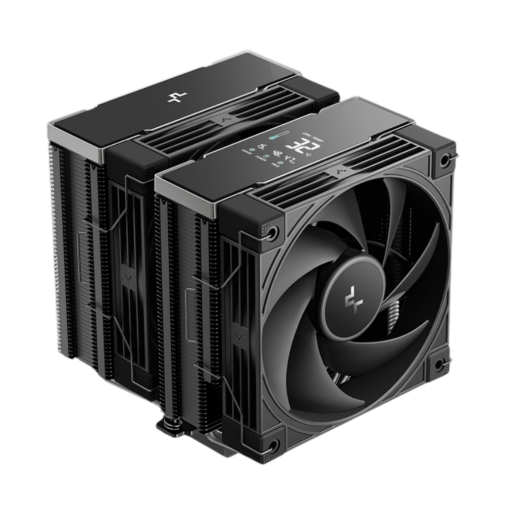 DeepCool AK620-G2-DIGITAL-NYX 2x120mm Kule Tipi Siyah İşlemci Soğutucu