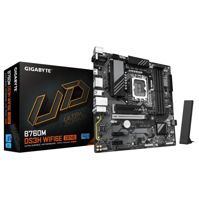 GIGABYTE B760M DS3H WIFI6E GEN5 HDMI VGA DP 1700P