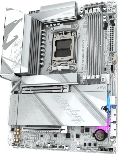 GIGABYTE X870 A ELITE X ICE AMD ANAKART
