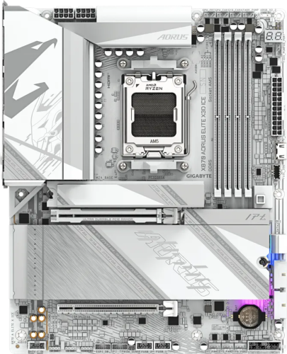 GIGABYTE X870 A ELITE X ICE AMD ANAKART