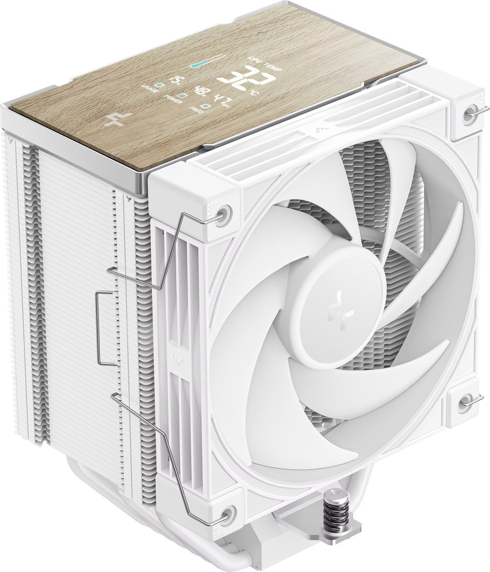 DeepCool AK700-DIGITAL-WH 1x120mm Kule Tipi Beyaz İşlemci Soğutucu