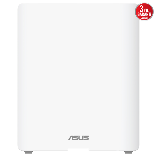 ASUS ZenWiFi BQ16 BE25000 Dört Bantlı Wi-Fi 7 Mesh Sistemi (Beyaz, Üçlü Paket)