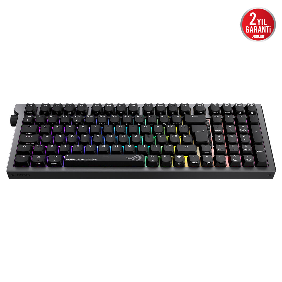 ASUS ROG X903 Strix Morph 96 Wireless ROG NX V2 Switch Hotswap RGB Mekanik Kablosuz Gaming Klavye