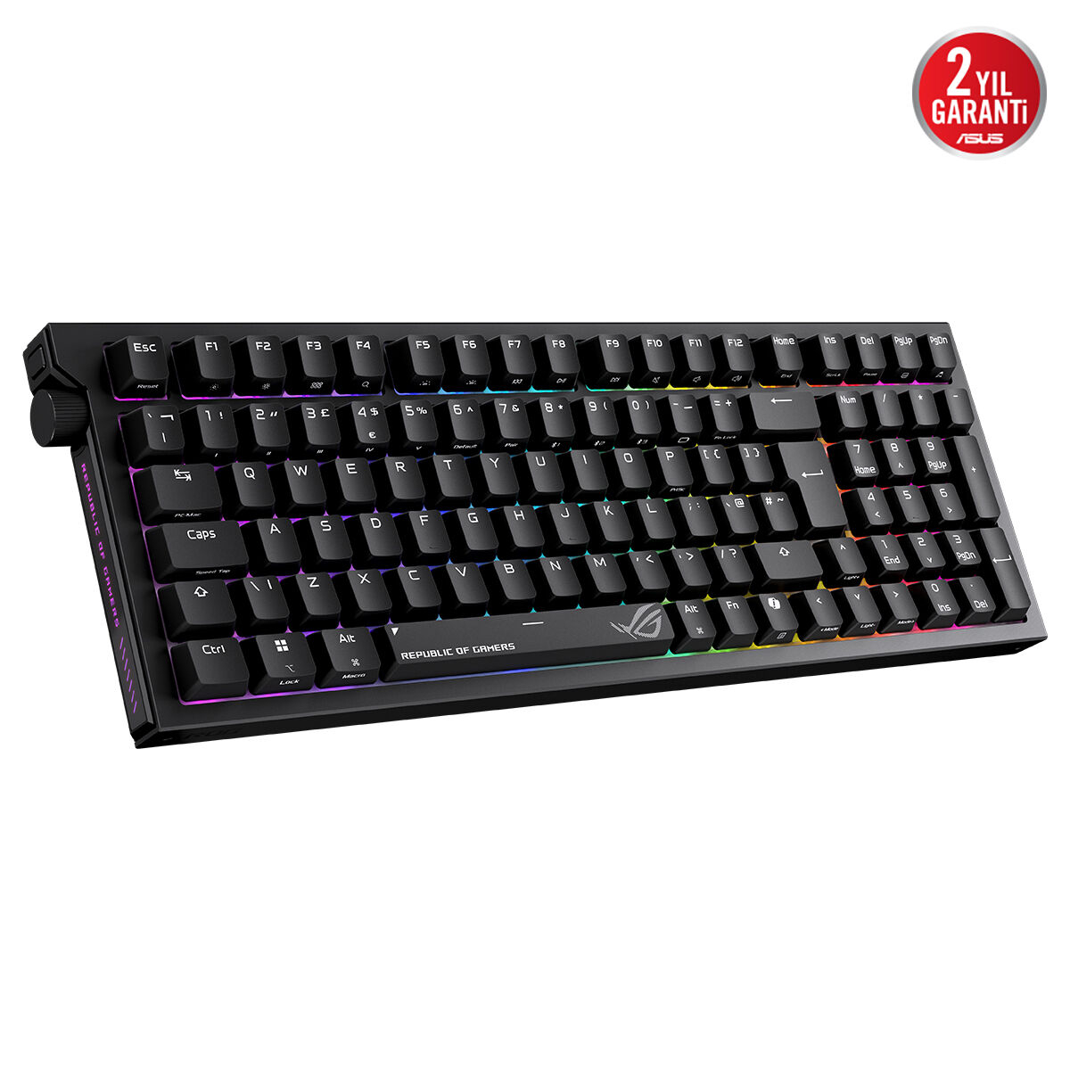 ASUS ROG X903 Strix Morph 96 Wireless ROG NX V2 Switch Hotswap RGB Mekanik Kablosuz Gaming Klavye
