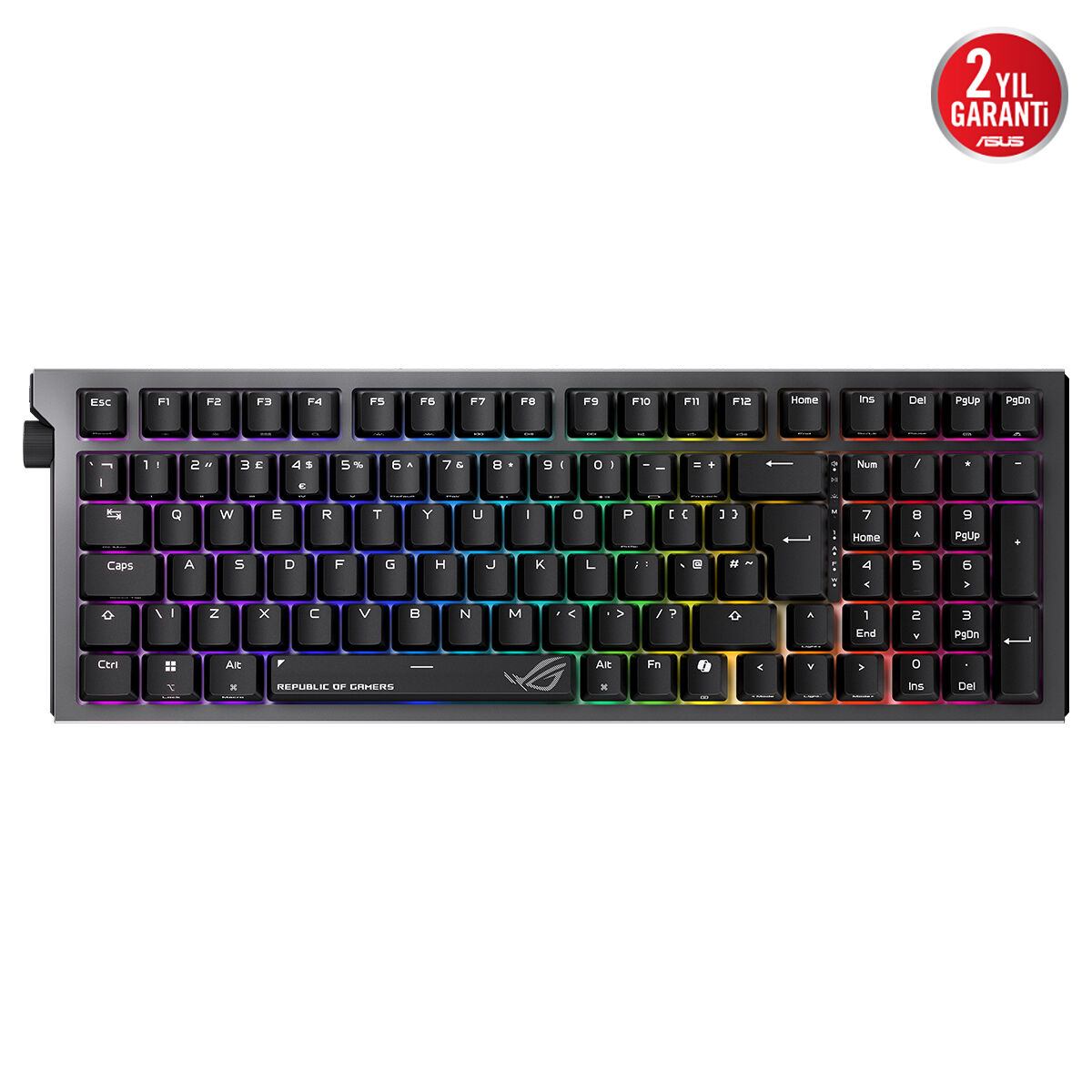 ASUS ROG X903 Strix Morph 96 Wireless ROG NX V2 Switch Hotswap RGB Mekanik Kablosuz Gaming Klavye