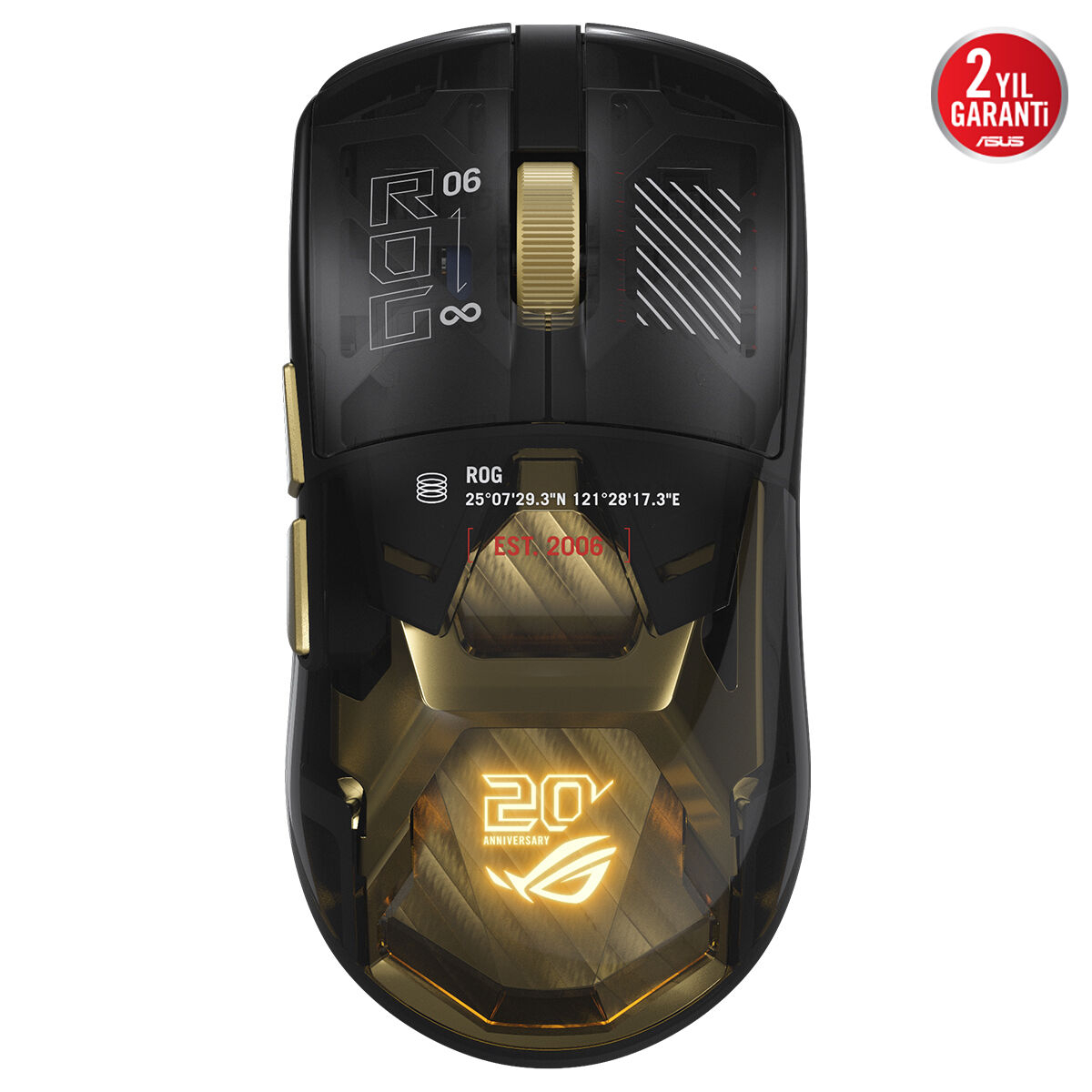 ASUS ROG Harpe II Extreme Edition 20. Yıl 8K Hz Kablosuz Gaming Mouse