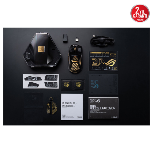 ASUS ROG Harpe II Extreme Edition 20. Yıl 8K Hz Kablosuz Gaming Mouse