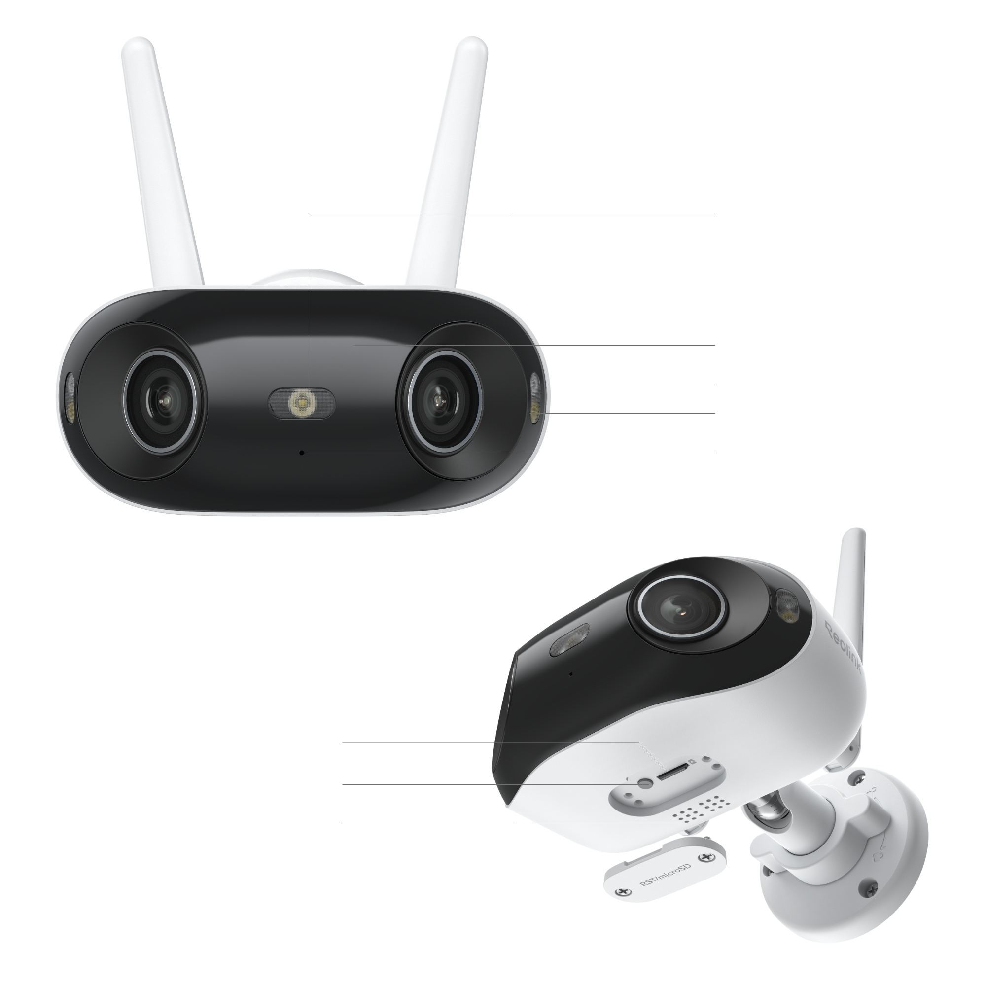 REOLINK ELITE WI-FI 8MP 2.8MM 180° WI-FI KAMERA