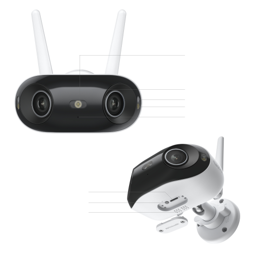 REOLINK ELITE WI-FI 8MP 2.8MM 180° WI-FI KAMERA