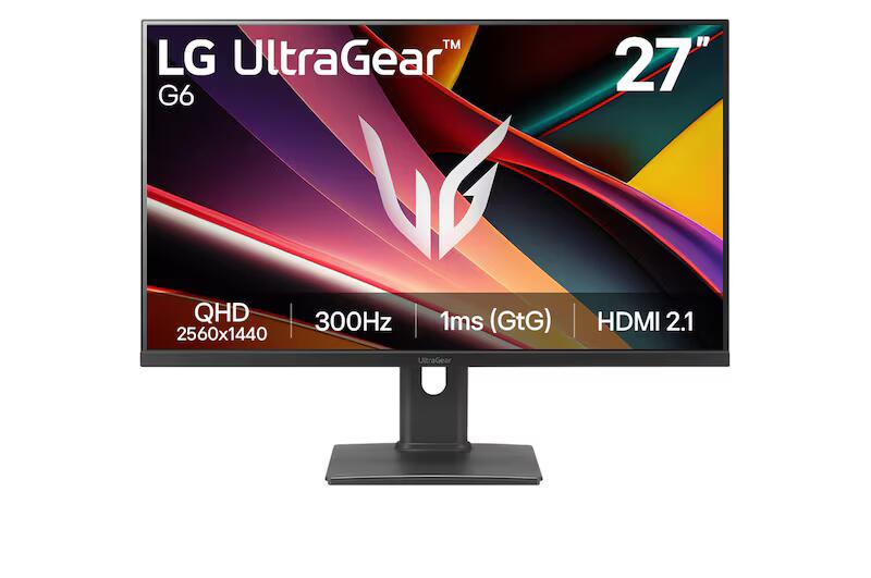 LG UltraGear 27G640A-B G6 27″ 300Hz 1ms G-SYNC  Ve FreeSync Premium 2K QHD  IPS Pivot Gaming Monitör