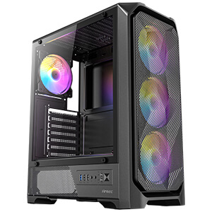 ANTEC VX330 ARGB 750W 80+ BRONZE 4xARGB Fan ATX Siyah Mid Tower Gaming (Oyuncu) Kasası