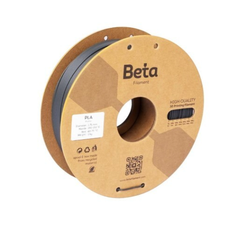 Beta PLA Matte 1.75mm Filament Ash Grey
