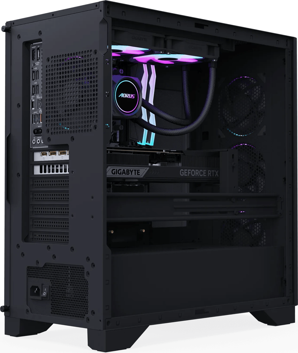 GIGABYTE AORUS PRIME 5 AP551 AP5A7N8-5103 RYZEN 7 9800X3D 32GB 2TB SSD RTX5080 16GB W11 GAMING DESKTOP PC
