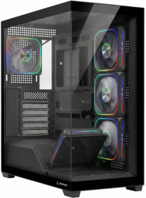 Rampage SYLON 850W 80 Plus Bronze Siyah 5*12cm ARGB Fan ATX MID-T Gaming Oyuncu Kasası