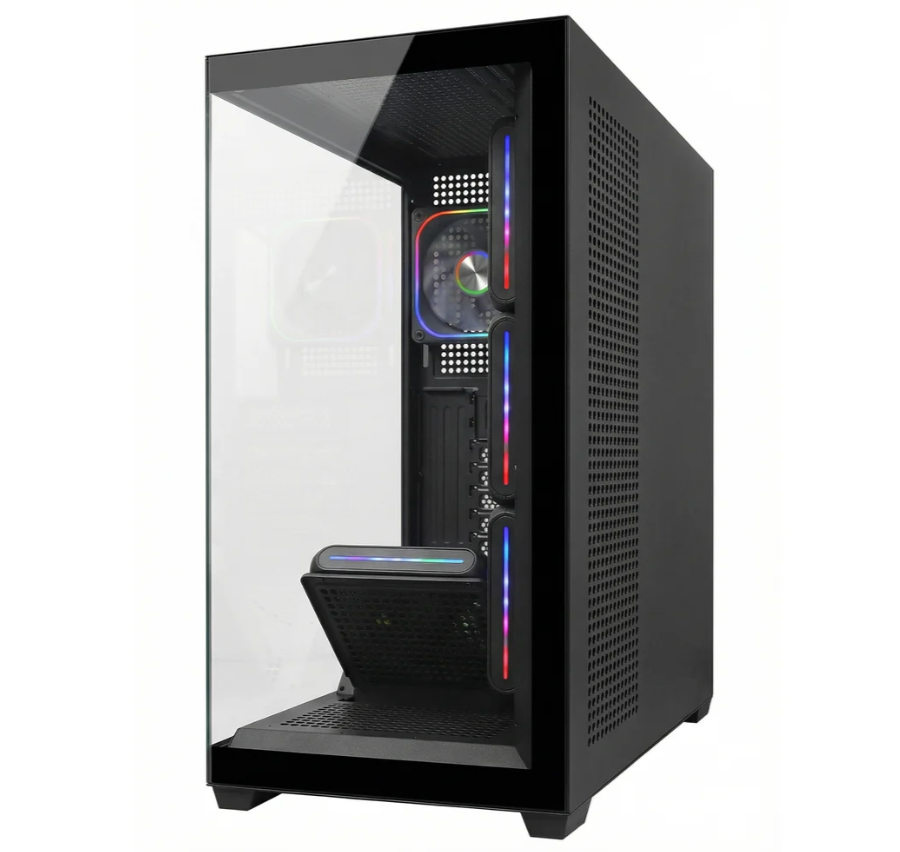 Rampage SYLON 750W 80 Plus Bronze Siyah 5*12cm ARGB Fan ATX MID-T Gaming Oyuncu Kasası