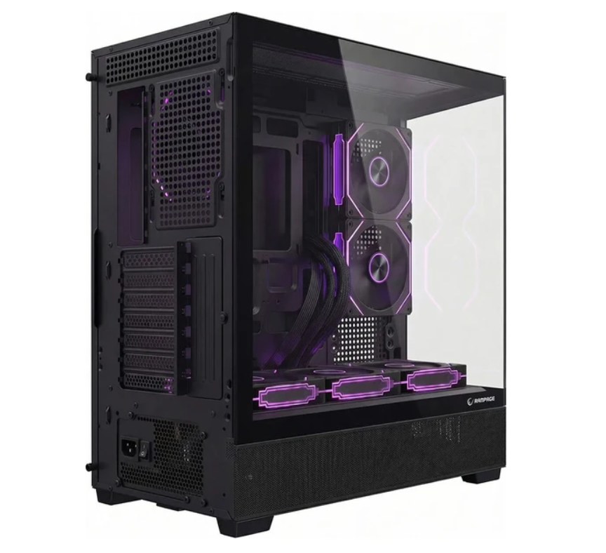 Rampage HYDRA V5 850W 80 Plus Bronze Siyah 6*12cm ARGB Fan ATX MID-T Gaming Oyuncu Kasası