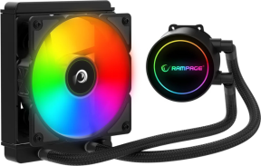 Rampage INFINITE C120 SİYAH ARGB Intel LGA1700/AMD AM5 Uyumlu 120mm Sıvı Soğutmalı CPU Fan