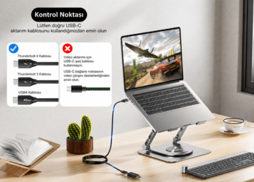 Unitek USB-C F to HDMI M Adaptör (V1187ABK01)