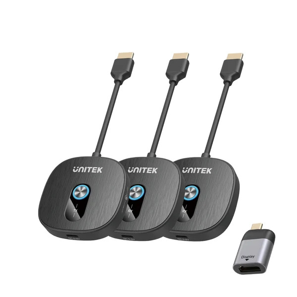 Unitek Çift Alıcılı Kablosuz HDMI Transmitter (V1711ABK01)