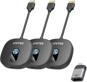 Unitek Çift Alıcılı Kablosuz HDMI Transmitter (V1711ABK01)