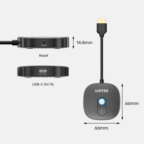 Unitek Kablosuz HDMI Alıcı (V1711FBK01)