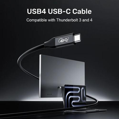 Unitek 240W USB4 Type-C Kablo (C14100ABK01-2M)