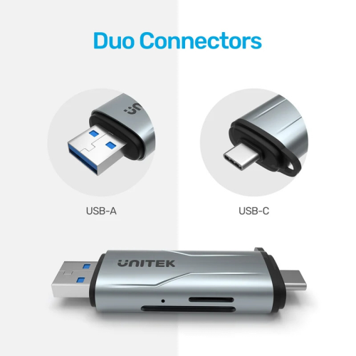 Unitek 2`si 1 Arada SD/MicroSD Kart Okuyucu (R1010A)