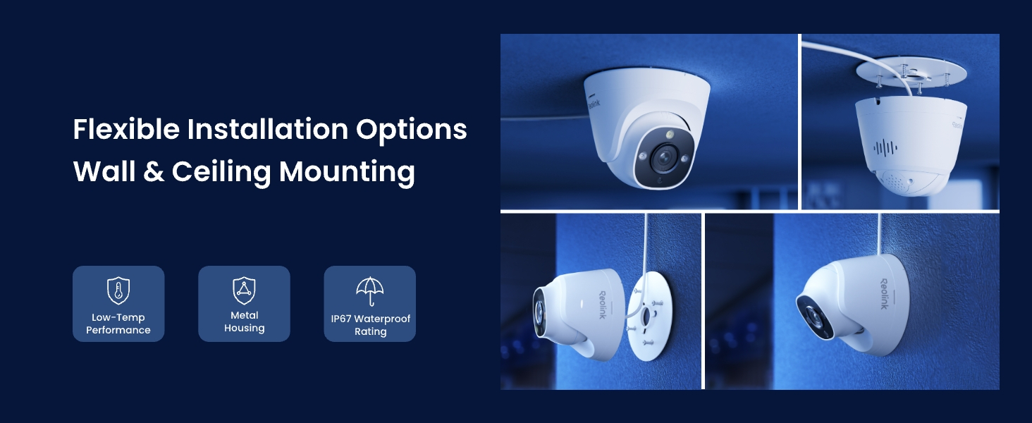 REOLINK RP-PCT8M 8MP 2.8MM IP DOME KAMERA