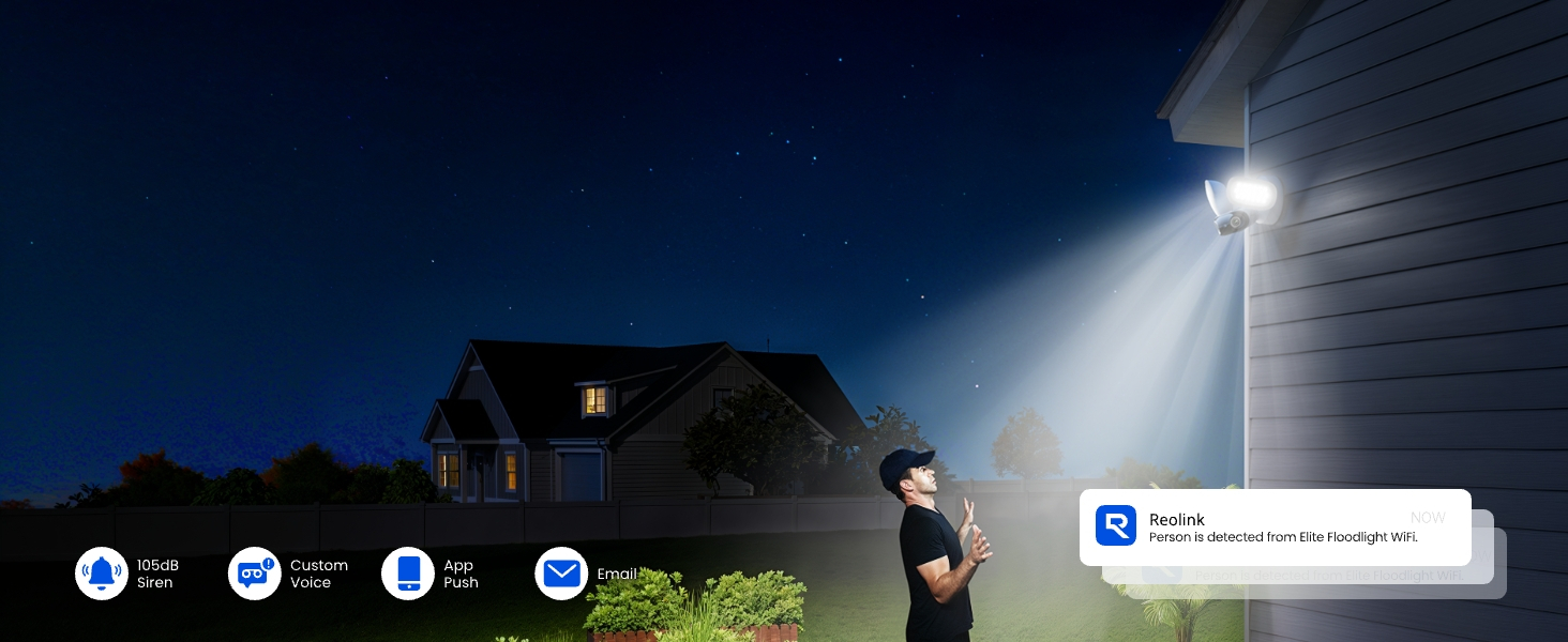 REOLINK ELITE FLOODLIGHT 4K 180° WI-FI KAMERA