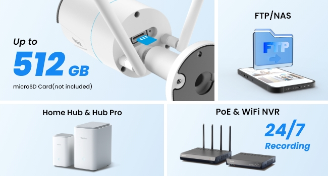 REOLINK RLC-510WA 5MP 4MM POE IP BULLET KAMERA