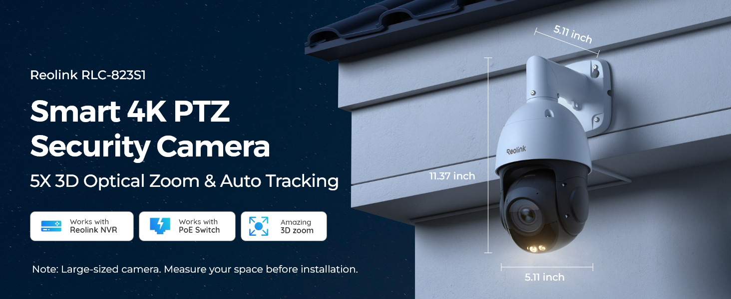 REOLINK P840 8MP 2.7-13.5MM SPEED DOME KAMERA