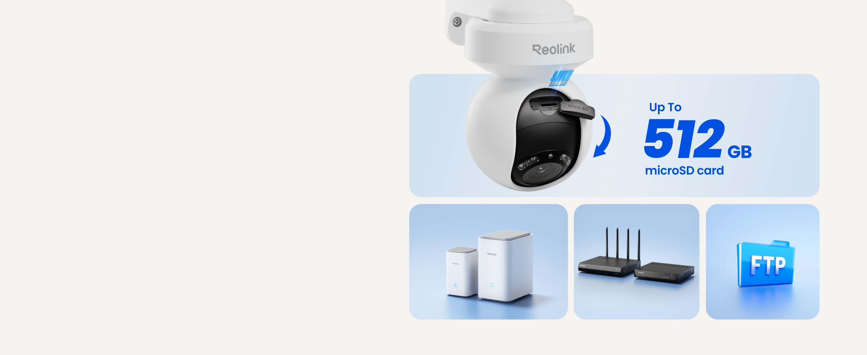 REOLINK E1 OUTDOOR PRO 8MP 2.8-8MM PTZ WIFI KAMERA