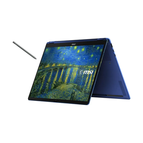 MSI PRESTIGE 14 FLIP AI+ THE STARRY NIGHT OVER THE RHONE-290TRY CORE ULTRA X9 378H 32GB 1TB SSD UMA 14.0″ FHD+ OLED DOKUNMATİK W11 NOTEBOOK
