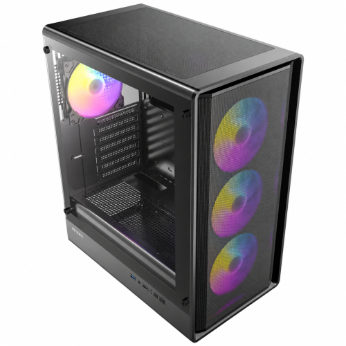 ANTEC VX510 ARGB 750W 80+ BRONZE 4xARGB Fan ATX Siyah Mid Tower Gaming (Oyuncu) Kasası