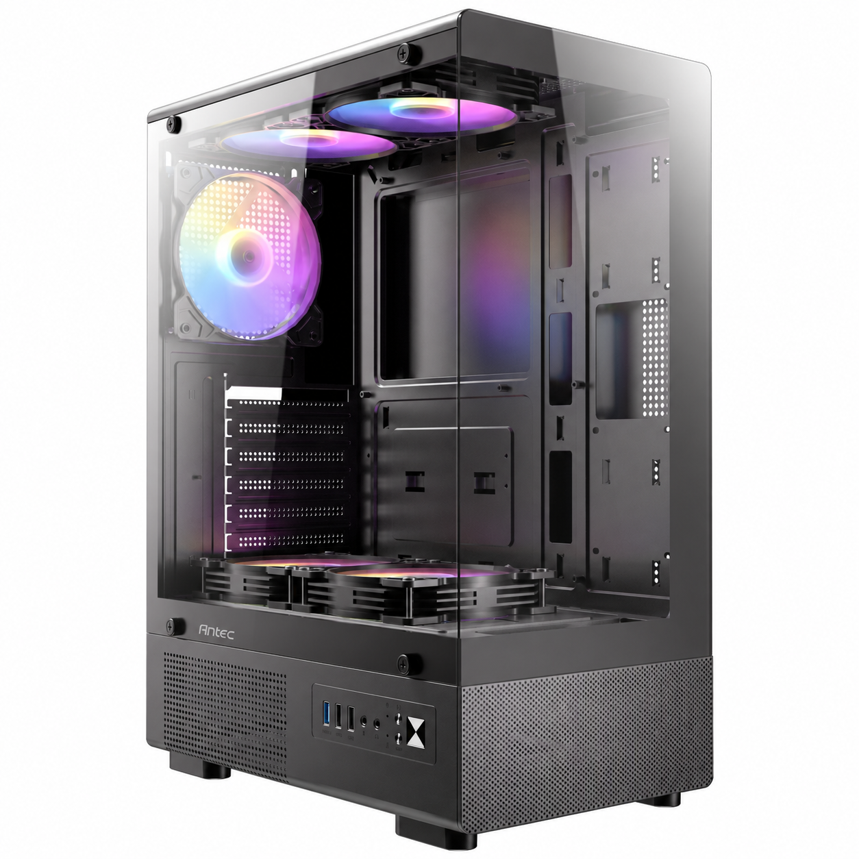 ANTEC VCX300 ARGB 750W 80+ BRONZE 4xARGB Fan ATX Siyah Mid Tower Gaming (Oyuncu) Kasası