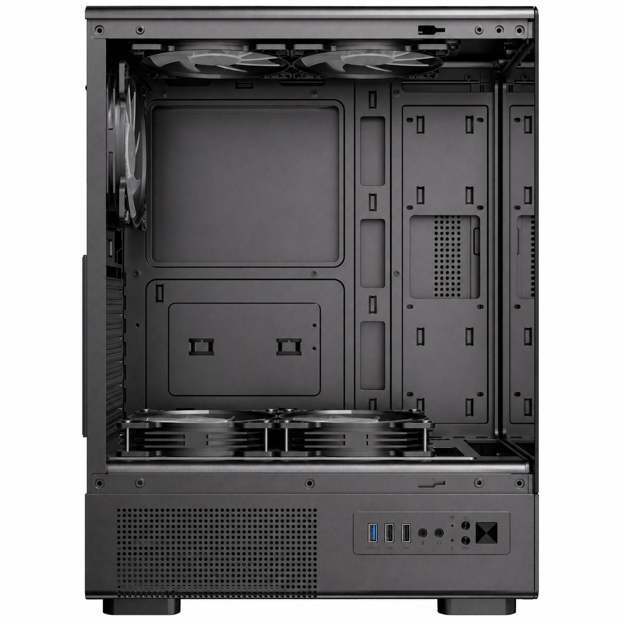 ANTEC VCX300 ARGB 750W 80+ BRONZE 4xARGB Fan ATX Siyah Mid Tower Gaming (Oyuncu) Kasası